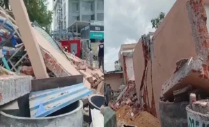 తిరుపతిలో కుప్పకూలిన నాలుగు అంతస్తుల భవనం