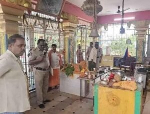 పీలేరు మండలంలో గుడిలో చోరీ