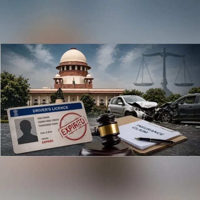 డ్రైవింగ్ లైసెన్స్ గడువు ముగిస్తే బీమా లేదు: సుప్రీంకోర్టు