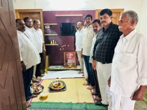 రాయవరం సరస్వతమ్మ దశదిన ఖర్మకాండకు శ్రీకాంత్ రెడ్డి నివాళులు