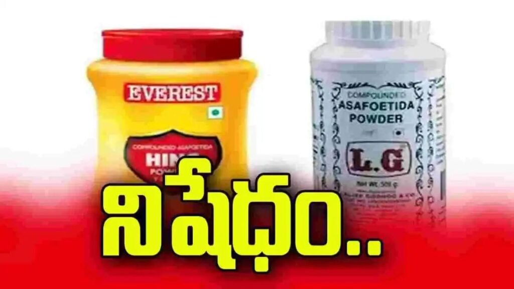 ఎవరెస్ట్‌, ఎల్‌జీ ఇంగువపై నిషేధం