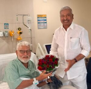 అంబటి రాంబాబు ని పరామర్శించిన పెద్దిరెడ్డి రామచంద్రారెడ్డి