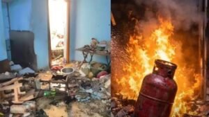 గ్యాస్ సిలిండర్ పేలి అక్కా తమ్మునికి తీవ్ర గాయాలు