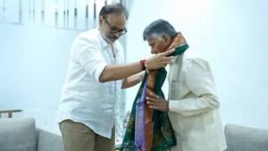 ఏపీ విజనరి సీఎం చంద్రబాబును కలిసిన కొణిదల నాగబాబు దంపతులు
