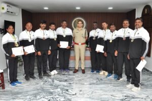 రాష్ట్ర పోలీస్ క్రీడల్లో అన్నమయ్య జిల్లా పోలీసుల పతకాల మోత