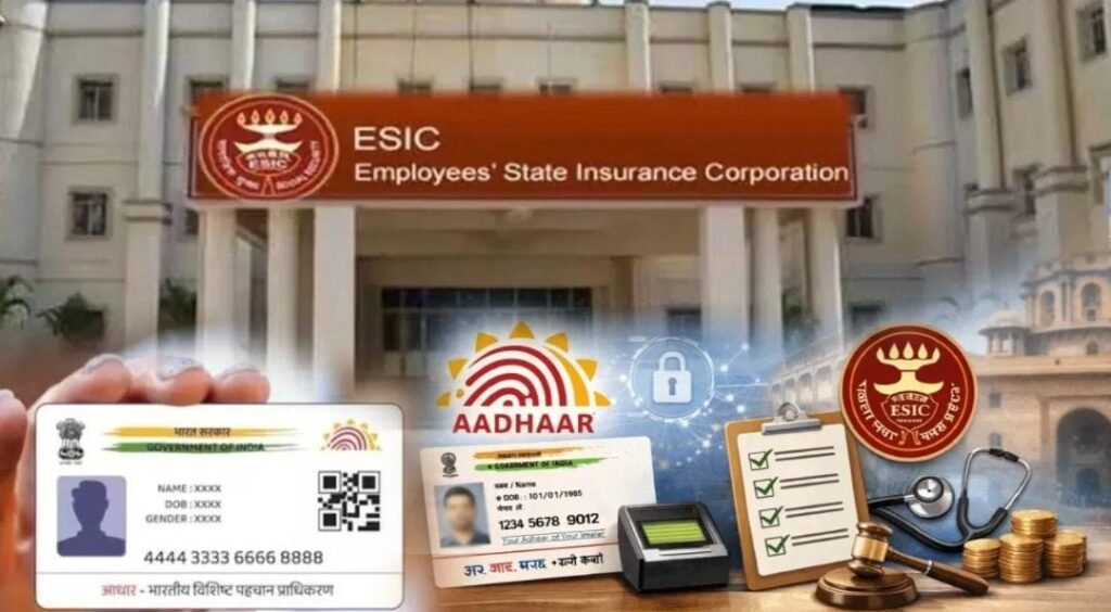 ఈఎస్ఐ (ESI) సేవలకు ఆధార్ తప్పనిసరి