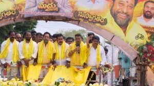 తెలుగుదేశం పార్టీ భారీ ర్యాలీ
