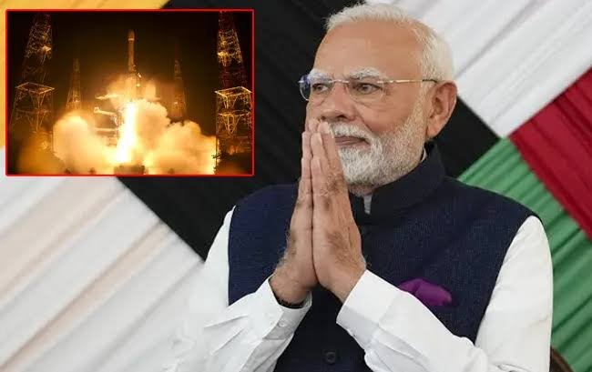 ఇస్రో ప్రయోగం దేశానికి గర్వకారణం: ప్రధాని మోదీ,..!!