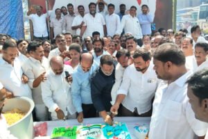 వాడవాడల మాజీ మంత్రి పెద్దిరెడ్డి జన్మదిన వేడుకలు