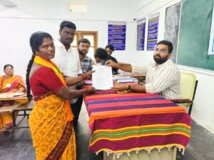 సంబేపల్లి బీజేపీ జడ్పీటీసీ అభ్యర్థిగా రేపన చంద్రమ్మ నామినేషన్
